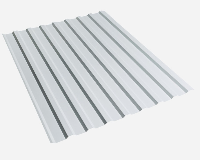 Профлист окрашенный НС20-1100 0.65 мм RAL 9003 Сигнальный белый